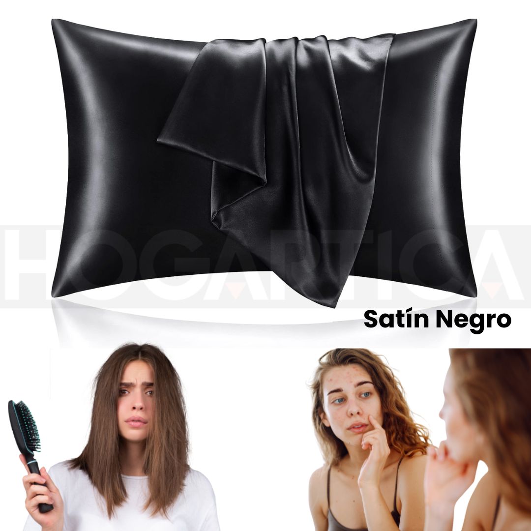 Zatínya™ Fundas de Satín Antibacterial para Piel y Cabello Saludables