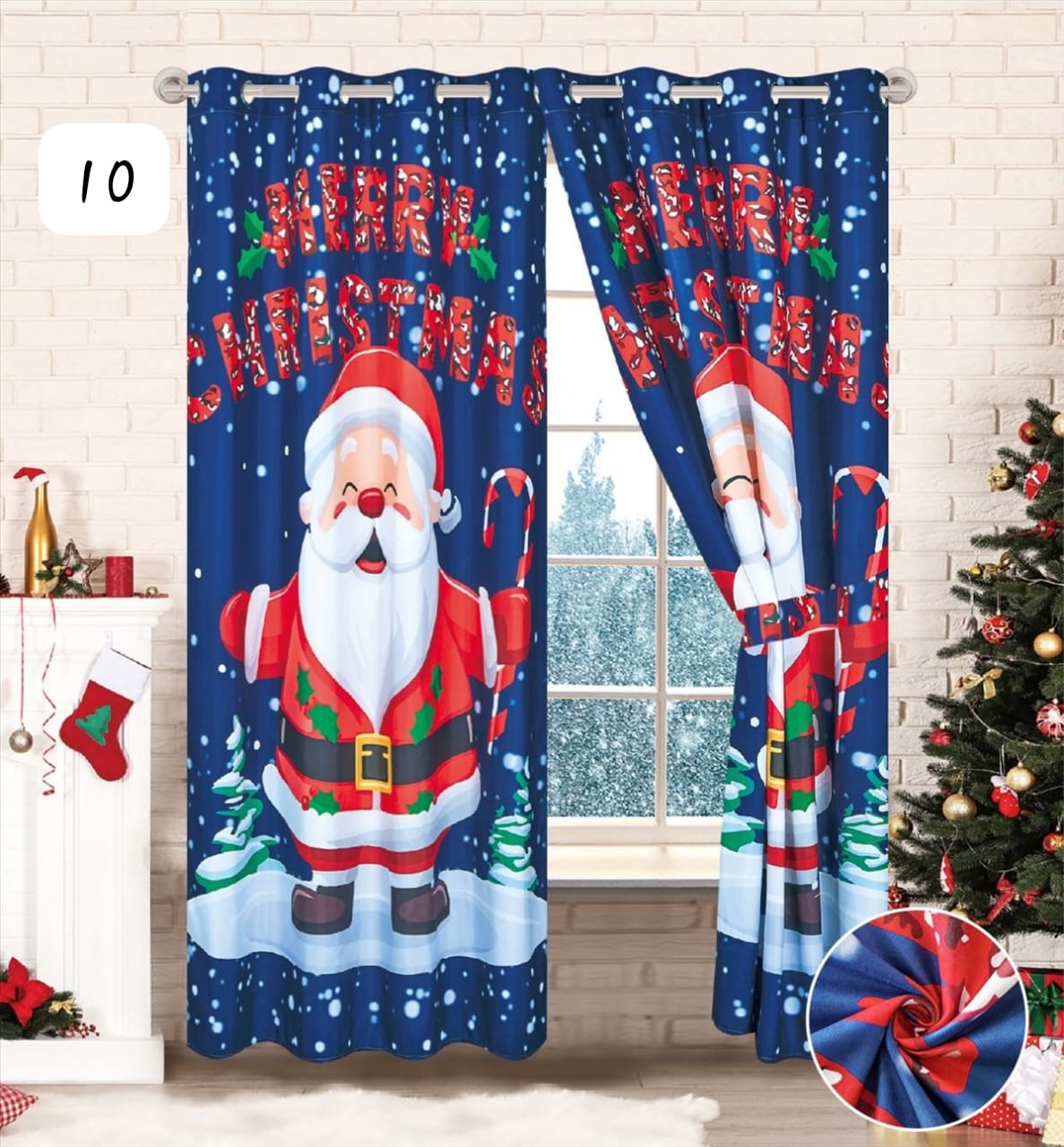 MagicHome Set™ — 2 Cortinas + Cobija Navideña en Piel de Durazno 🎅🎄