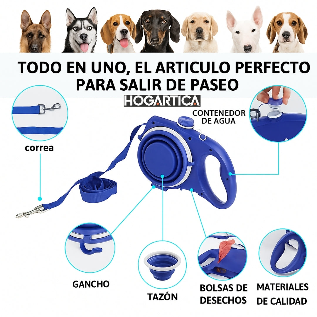 DogOnGo™ ¡La Correa 5 en 1 que simplifica cada paseo con tu peludo!