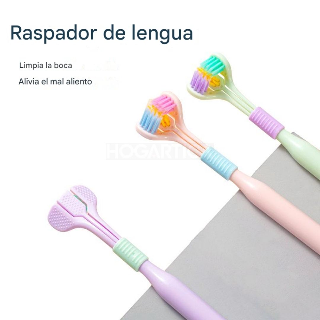 Dúo Cepillo Tri-Head™ 3-en-1| Limpieza completa en menos tiempo 🦷