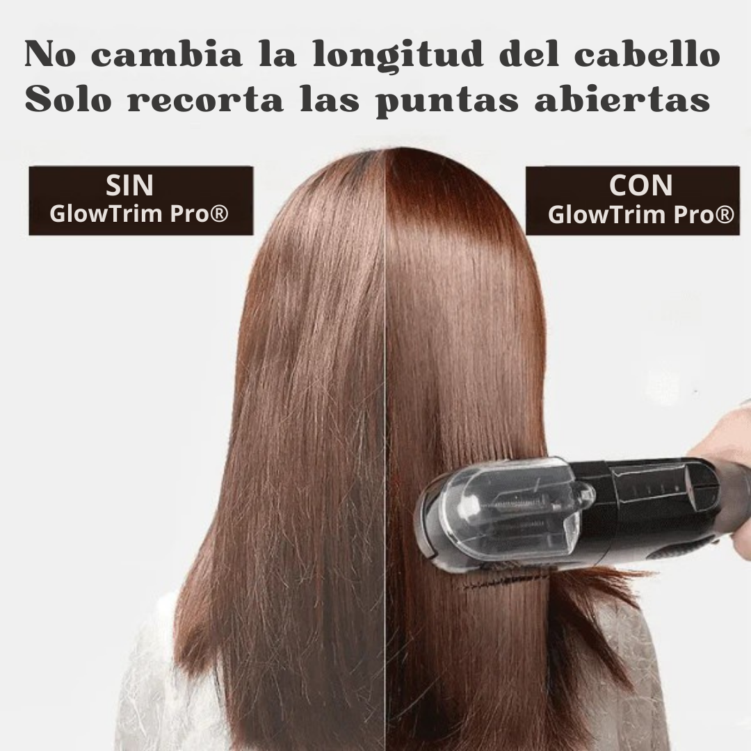 GlowTrim Pro® Elimina las puntas abiertas sin sacrificar el largo de tu cabello
