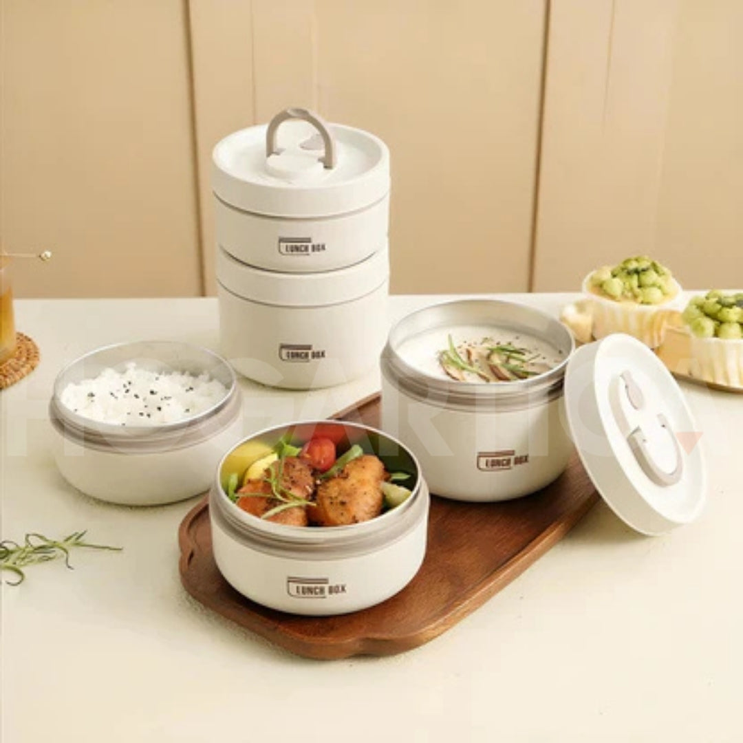 LuxeLunch™ | Lonchera Premium 4 Piezas para Toda Ocasión