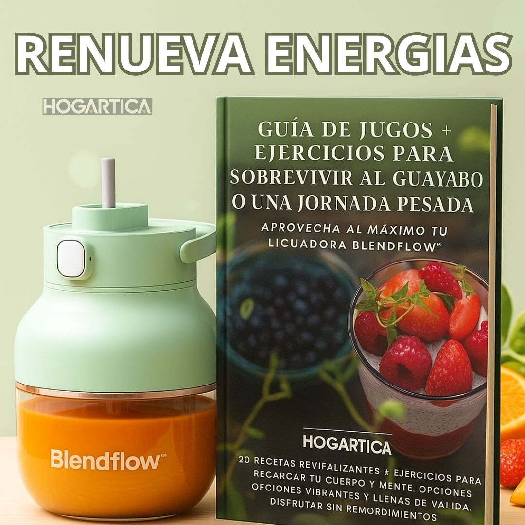 Licuadora Portátil BlendFlow™ | Batidos frescos donde estés