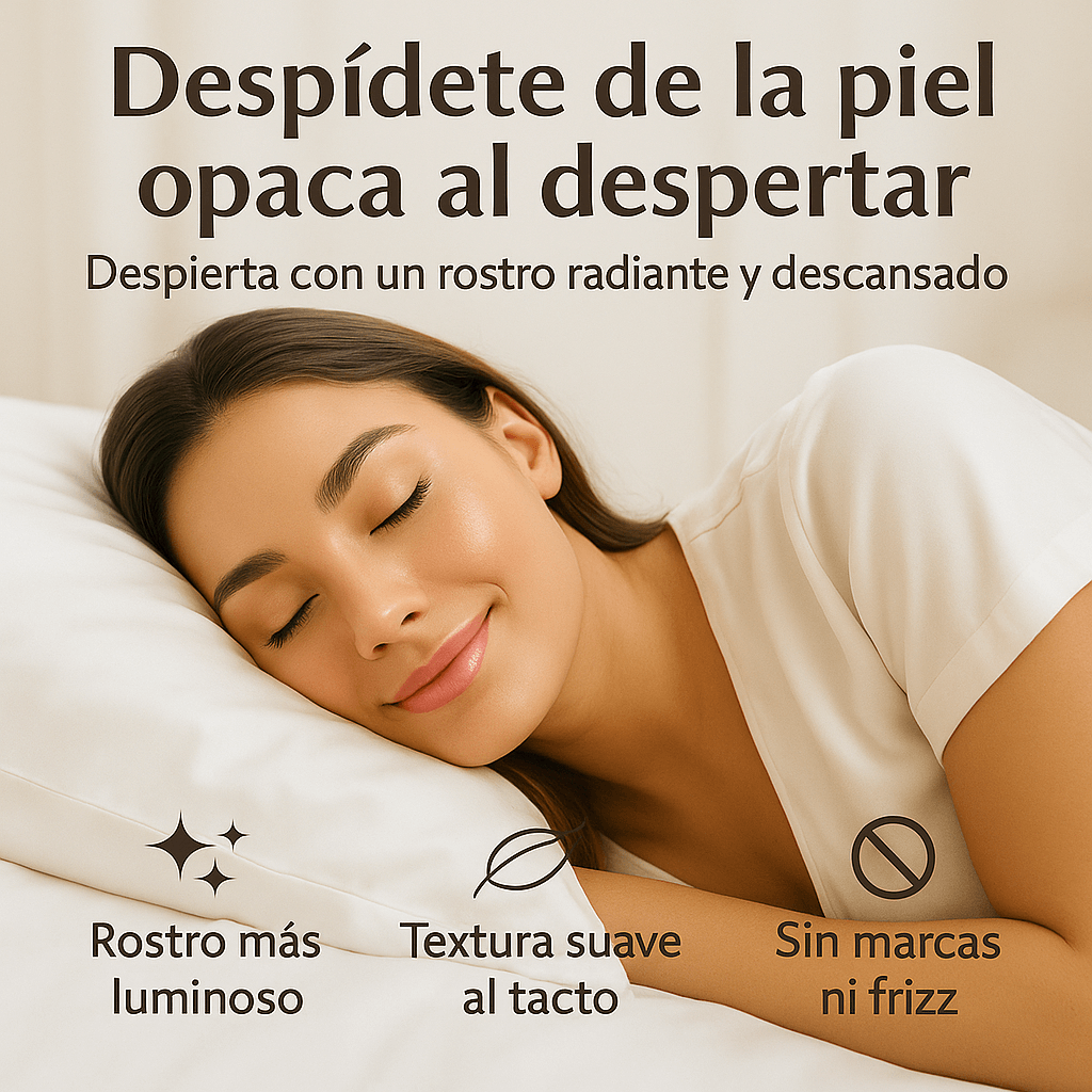 Zatínya™ Fundas de Satín Antibacterial para Piel y Cabello Saludables