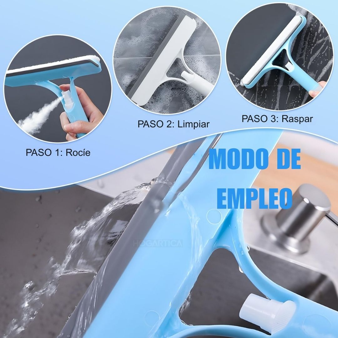 AutoGlide Pro™ 3 en 1| Parabrisas nítidos en segundos