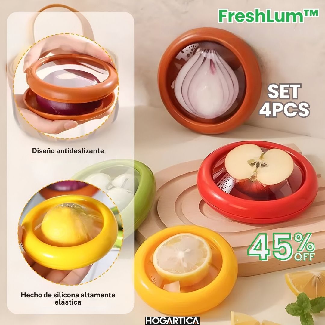 Set de 4pcs FreshLum™ Ahorra, Conserva y Reduce el Desperdicio