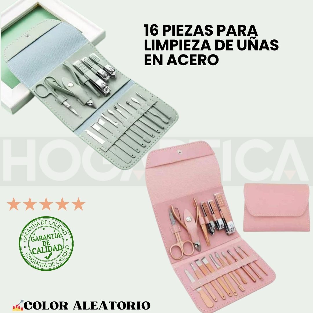 Professional Steel Nail®- 16 Piezas para el cuidado personal y profesional
