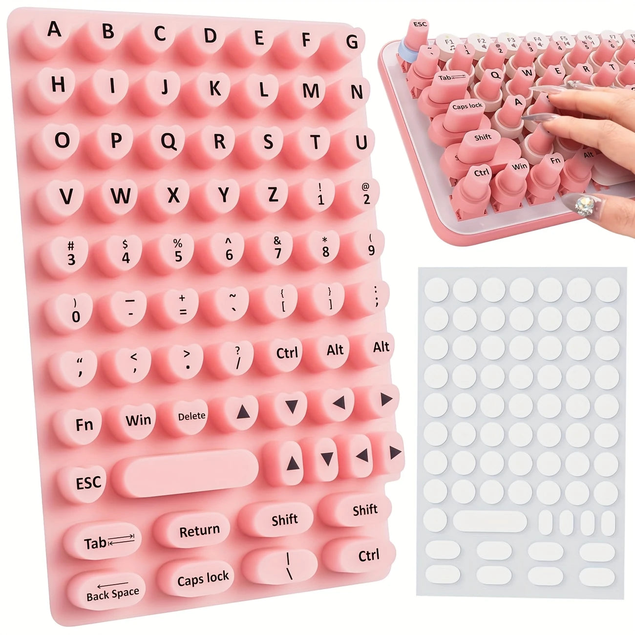 NailKey™ La funda de teclado 3D que protege tu estilo y tus uñas