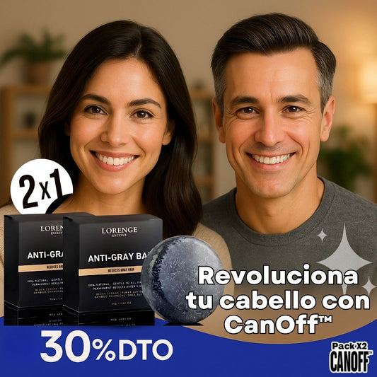 Pack X2 Jabones CanOff™ | Tu tono natural, sin tintes, sin citas de salón
