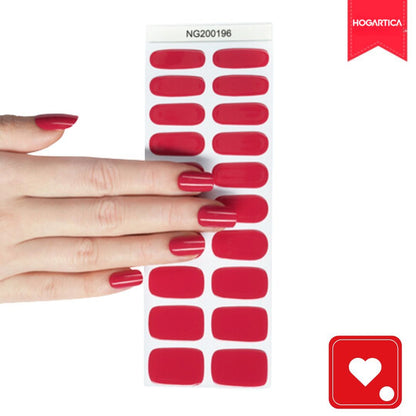 Kit Beautiful Nail Pro® 2 Set de 20 Stickers C/U en Gel+Lampra UV