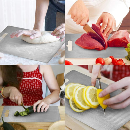 InoxBlade™ Tabla de Picar de Acero + 🎁Pinza Escurridor TongsPro™