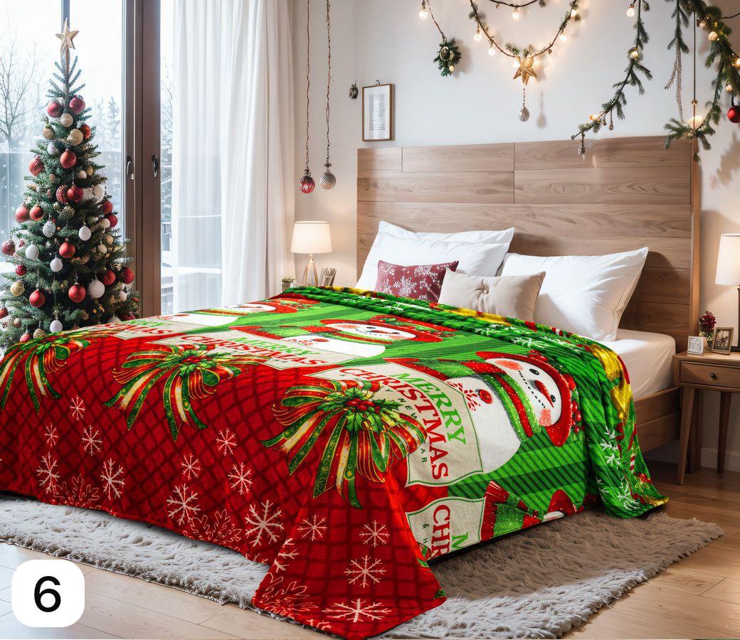 MagicHome Set™ — 2 Cortinas + Cobija Navideña en Piel de Durazno 🎅🎄