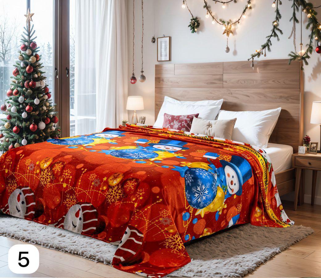 MagicHome Set™ — 2 Cortinas + Cobija Navideña en Piel de Durazno 🎅🎄