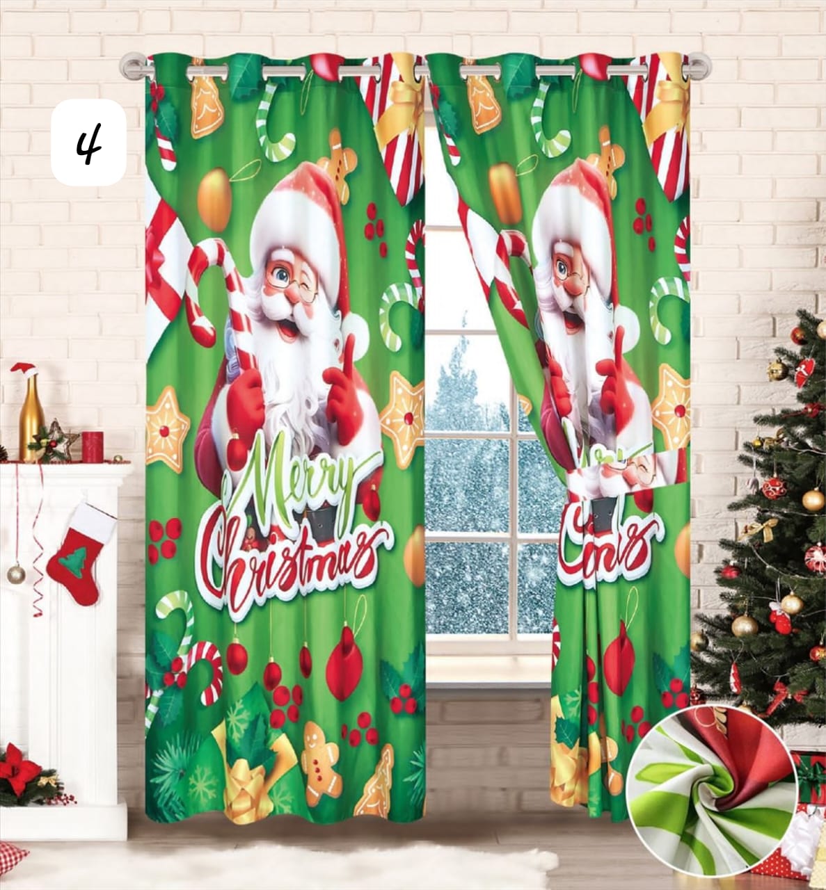 MagicHome Set™ — 2 Cortinas + Cobija Navideña en Piel de Durazno 🎅🎄