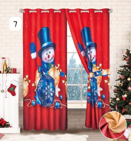 MagicHome Set™ — 2 Cortinas + Cobija Navideña en Piel de Durazno 🎅🎄