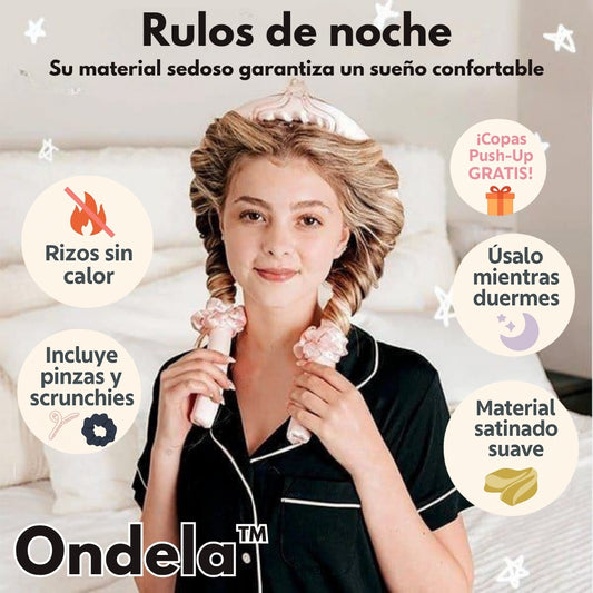 Ondela™ Rizos de Ensueño Sin Calor Ni Daños