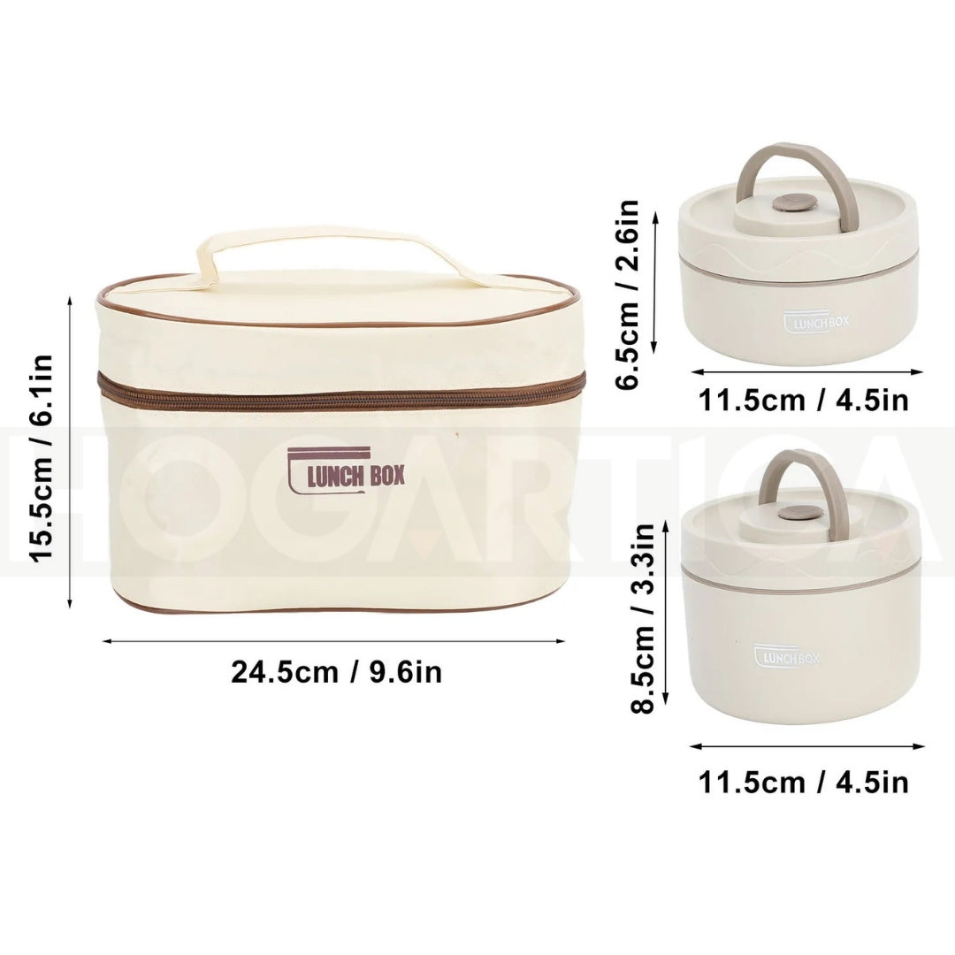LuxeLunch™ | Lonchera Premium 4 Piezas para Toda Ocasión