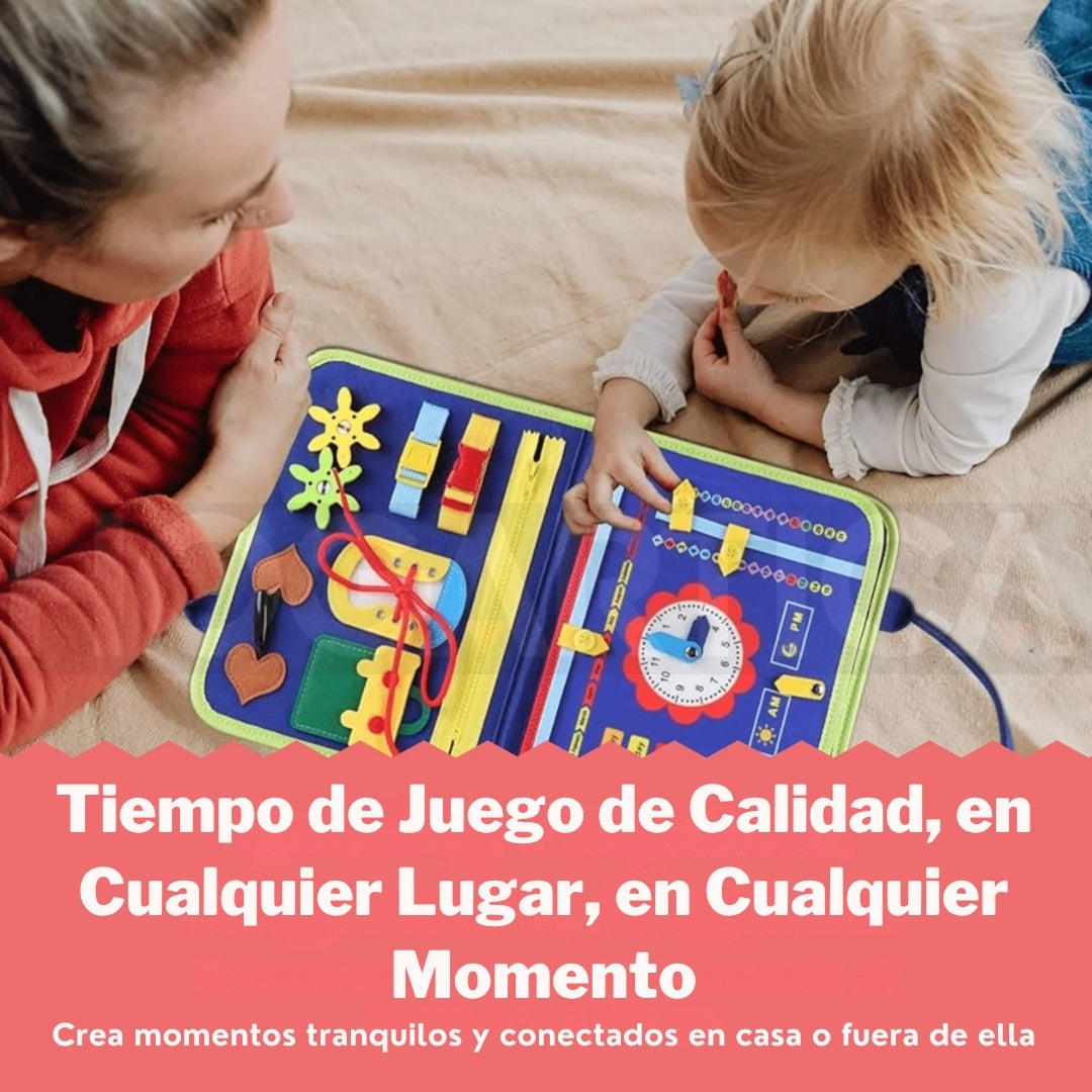 SpielLern™ 🧠 Maletín Sensorial Montessori para Habilidades Clave