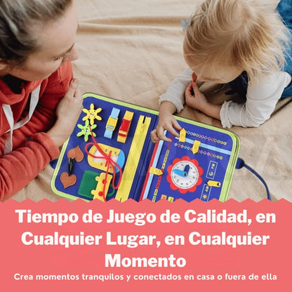 SpielLern™ 🧠 Maletín Sensorial Montessori para Habilidades Clave