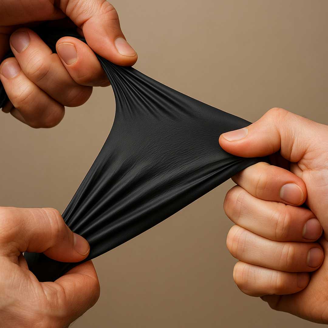 GloveForce™ Guantes de Nitrilo Profesionales texturizados Negros