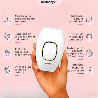 Dermonyx® – Depiladora Láser Indolora con Tecnología IPL + OBSEQUIO GRATIS