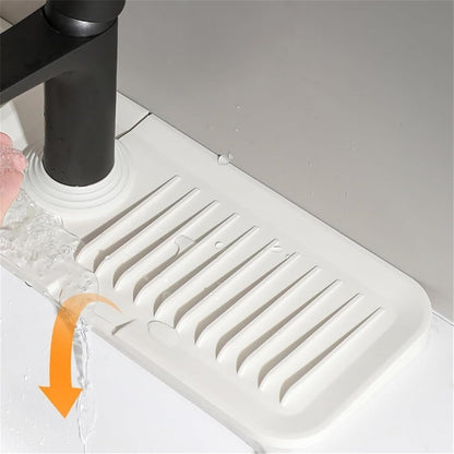 2X1 AquaStop Pro™| Tapete Protector y Escurridor de Grifo