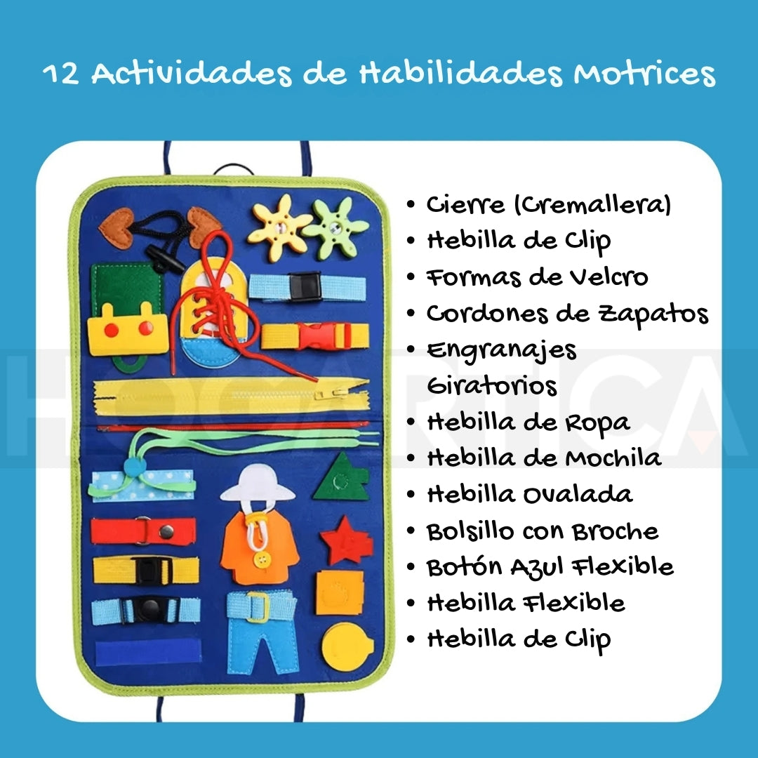 SpielLern™ 🧠 Maletín Sensorial Montessori para Habilidades Clave