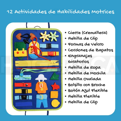SpielLern™ 🧠 Maletín Sensorial Montessori para Habilidades Clave