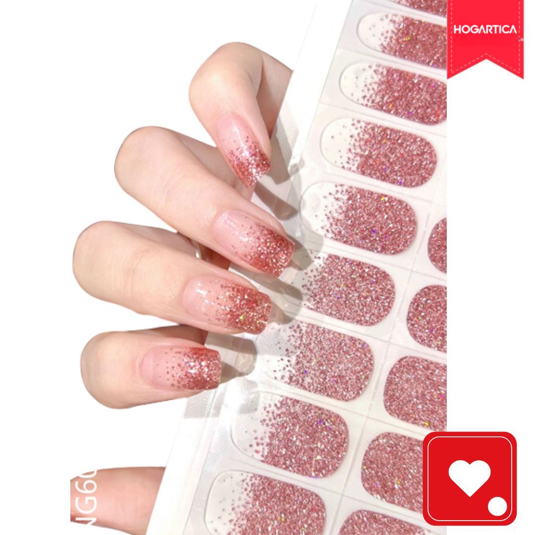 Kit Beautiful Nail Pro® 2 Set de 20 Stickers C/U en Gel+Lampra UV