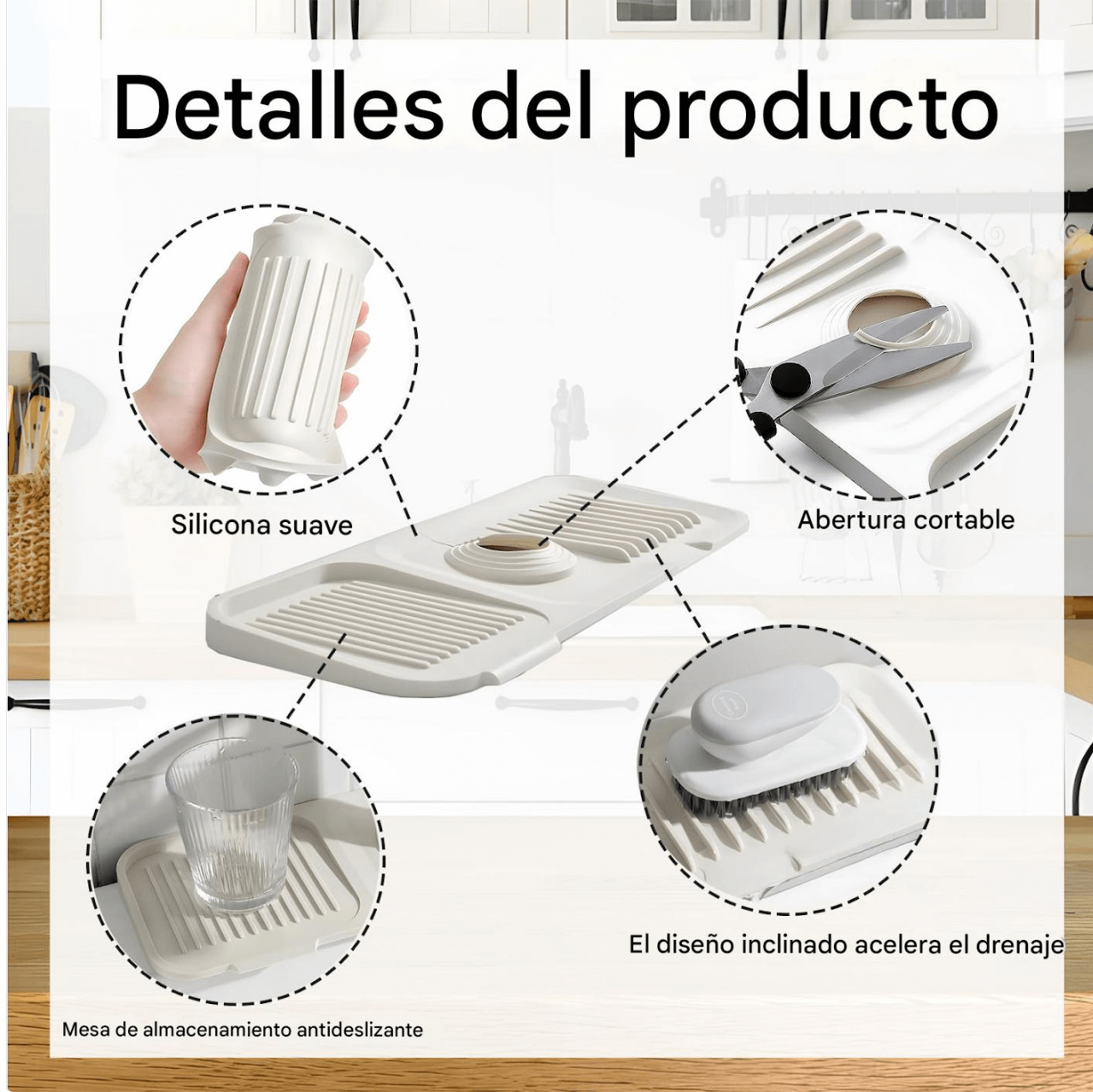 2X1 AquaStop Pro™| Tapete Protector y Escurridor de Grifo
