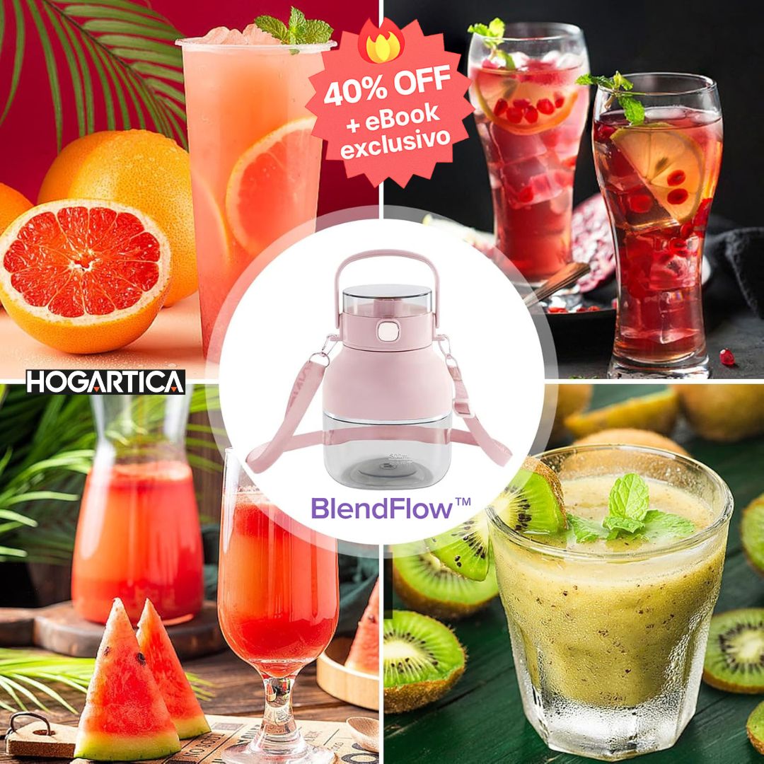 Licuadora Portátil BlendFlow™ | Batidos frescos donde estés