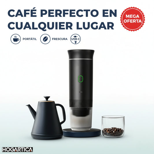 EspressoGo™️ ¡Café real sin cables ni excusas! ☕🔋
