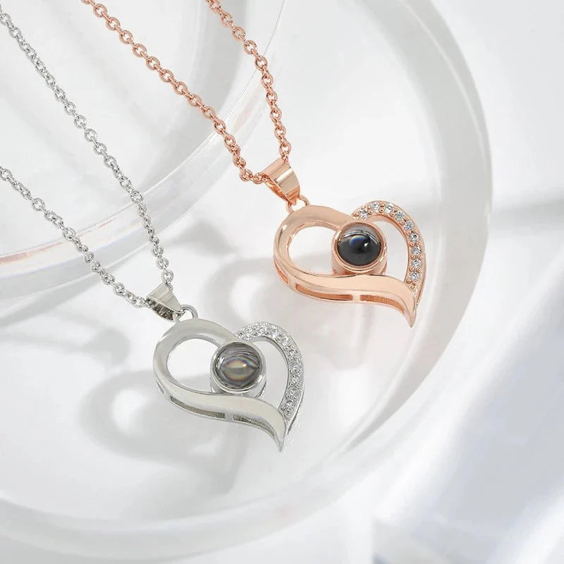 Set corazon de Mamá Collar Corazon + Anillo Tulipan