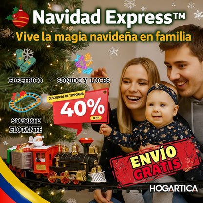 Christmas Express™ — El Tren Navideño Que Da Vida a Tu Árbol 🎄✨