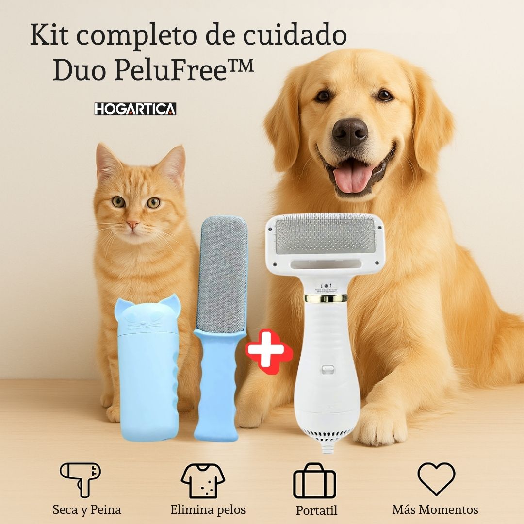 Duo PeluFree™|Conexión, Limpieza y Cuidado En Cualquier Lugar 😸🐶