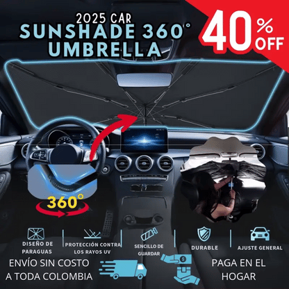 Parasol SunShade 360° Para Autos - Proteje y da Estilo