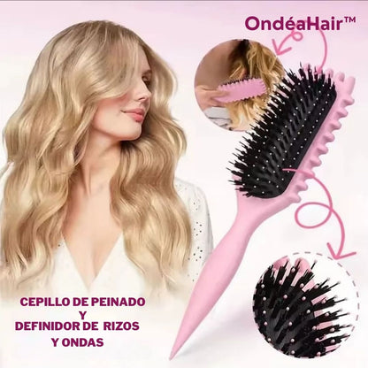 OndéaHair™ Cepillo para ondas reales + eBook Exclusivo “Ondas y Rizos de Ensueño”