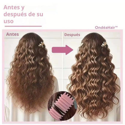 OndéaHair™ Cepillo para ondas reales + eBook Exclusivo “Ondas y Rizos de Ensueño”
