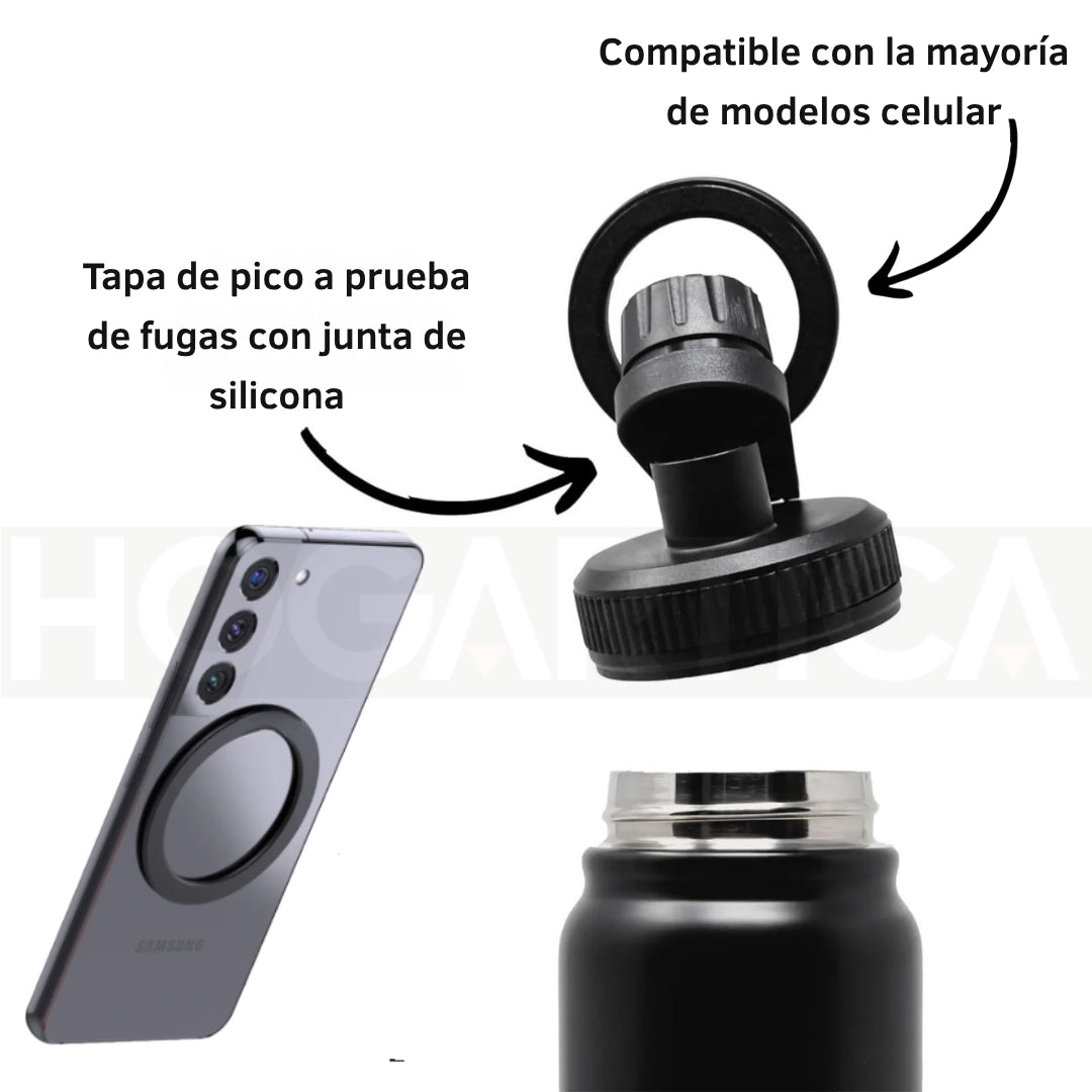 🧲 Termo Trípode Imanté™ Tu termo, tu soporte, tu nuevo favorito
