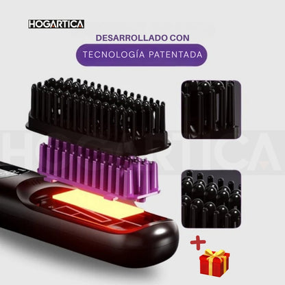 LuxiStyle Pro™ Cepillo Plancha Inalámbrico + Obsequio