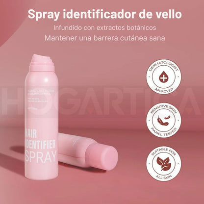 Revela+™ | Spray Identificador de Vello + 4 Maquinillas