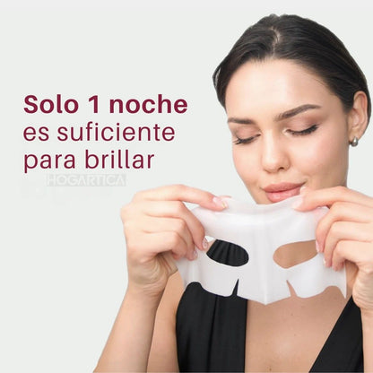 Glowéa™ Mascarilla de Biocolágeno| Cuidado de la piel premium, sin salir de casa