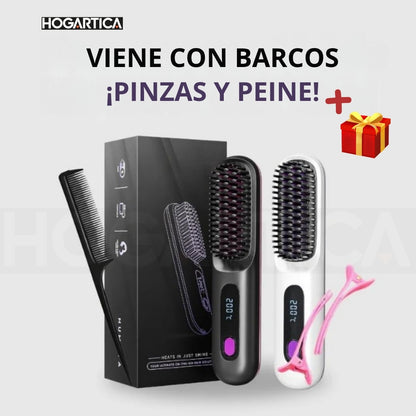 LuxiStyle Pro™ Cepillo Plancha Inalámbrico + Obsequio