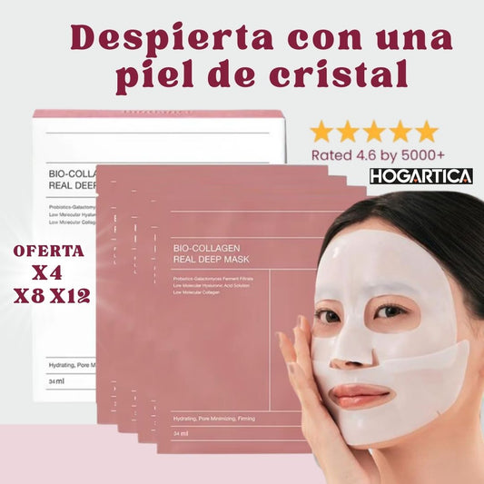 Glowéa™ Mascarilla de Biocolágeno| Cuidado de la piel premium, sin salir de casa