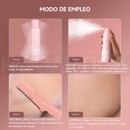 Revela+™ | Spray Identificador de Vello + 4 Maquinillas