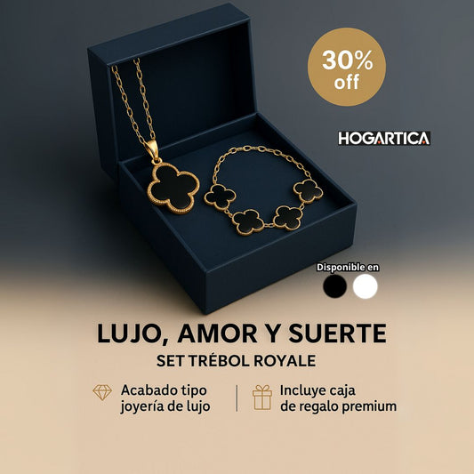 Set Trébol Royale™ Lujo con Significado Para Ti