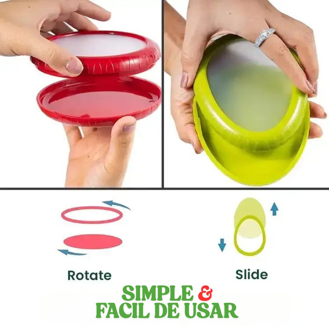 Set de 4pcs FreshLum™ Ahorra, Conserva y Reduce el Desperdicio
