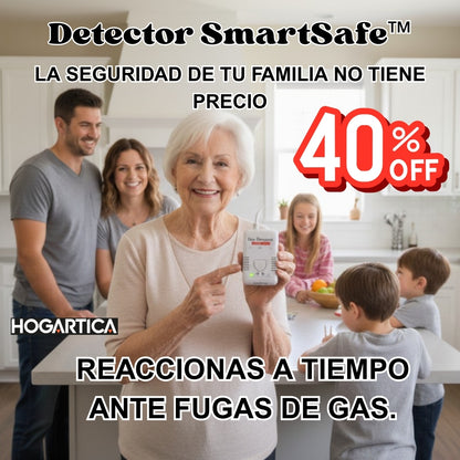 Detector SmartSafe™ – Tu Hogar Protegido en Segundos