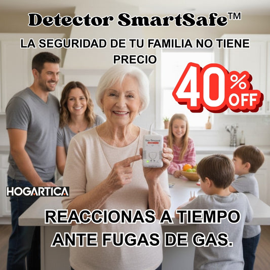 Detector SmartSafe™ – Tu Hogar Protegido en Segundos