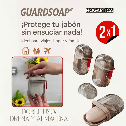2X1 GuardSoap® Perfecta para el gym, el viaje o tu rutina diaria
